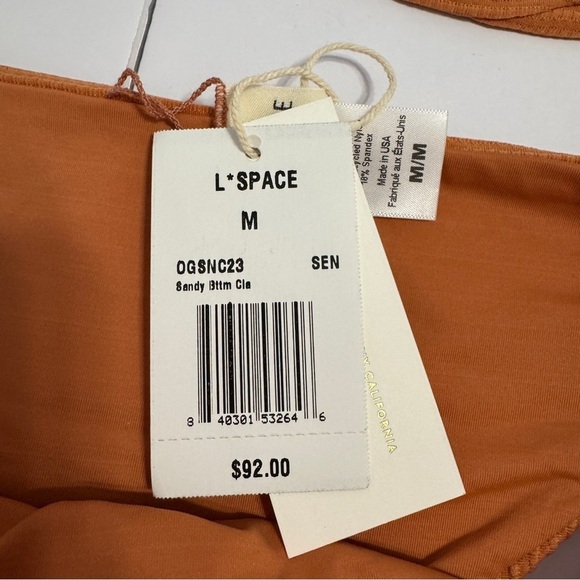 L*Space Nikita Top & Sandy Bottom Bikini Set Medium | Burnt Orange | NWT - Picture 6 of 9